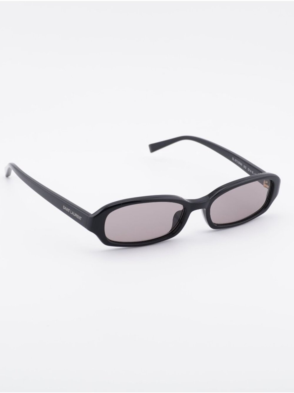 Saint Laurent SL872 ERIN 002 Rectangle Sunglasses - Black\Brown
